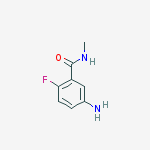 Structure of 5-AMINO-2-FLUORO-N-METHYLBENZAMIDE, 95%