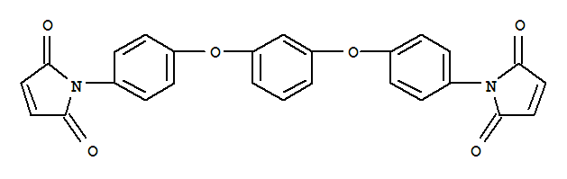 1,3-BIS(4-MALEIMIDOPHENOXY)BENZENE(134BAPB/BMI)结构式