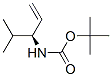 Structure of Carbamic acid, [1-(1-methylethyl)-2-propenyl]-, 1,1-dimethylethyl ester, (S)-