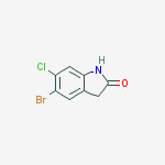Structure of 5-bromo-6-chloro-1,3-dihydroindol-2-one