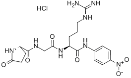 Structure of PGLU-GLY-ARG P-NITROANILIDE HYDROCHLORIDE