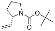 Structure of (S)-tert-butyl 2-vinylpyrrolidine-1-carboxylate