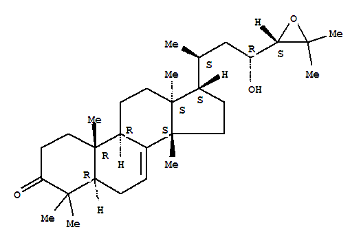 Structure of (23R,24S)-24,25-Epoxy-23-hydroxy-5α-tirucall-7-en-3-one