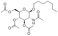 Structure of HEPTYL 2-ACETAMIDO-3,4,6-TRI-O-ACETYL-2-DEOXY-BETA-D-GLUCOPYRANOSIDE