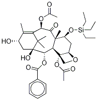 Structure of 7-O-(TRIETHYLSILYL) BACCATIN III