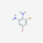 Structure of 3-BROMO-1,2-DIAMINO-5-FLUOROBENZENE