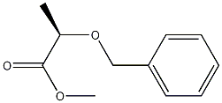 Structure of Propanoic acid, 2-(phenylmethoxy)-, methyl ester, (2R)-