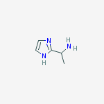 Structure of 1-(1H-imidazol-2-yl)ethanamine(SALTDATA: 2HCl)