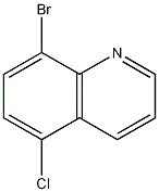 Structure of 5-chloro-8-bromoquinoline