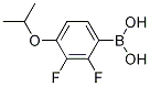 Structure of (2,3-Difluoro-4-isopropoxyphenyl)boronic acid