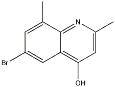 Structure of 6-Bromo-2,8-dimethyl-4-hydroxyquinoline