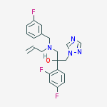 Structure of CytochroMe P450 14a-deMethylase inhibitor 1c