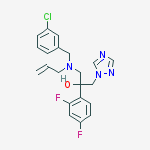 Structure of CytochroMe P450 14a-deMethylase inhibitor 1f