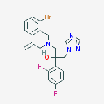CytochroMe P450 14a-deMethylase inhibitor 1h结构式