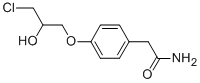 Structure of 2-[4-(3-CHLORO-2-HYDROXYPROPOXY)PHENYL]ACETAMIDE