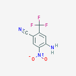 5-Amino-2-cyano-4-nitrobenzotrifluoride结构式