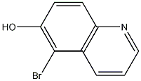 5-溴-6-羟基喹啉结构式