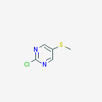 Structure of 2-chloro-5-methylsulfanylpyrimidine