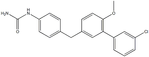 Structure of 1-(4-((3'-Chloro-6-methoxy-[1,1'-biphenyl]-3-yl)methyl)phenyl)urea