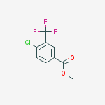 Structure of METHYL 4-CHLORO-3-(TRIFLUOROMETHYL)BENZOATE