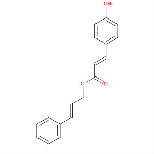 Structure of 2-Propenoic acid, 3-(4-hydroxyphenyl)-, (2E)-3-phenyl-2-propenyl ester,(2E)-