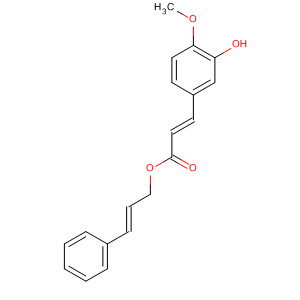 2-Propenoic acid, 3-(3-hydroxy-4-methoxyphenyl)-,(2E)-3-phenyl-2-propenyl ester, (2E)-结构式