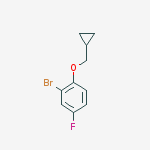 5-Fluoro-2-bromophenol methyl cyclopropyl ether结构式
