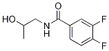 Structure of 3,4-Difluoro-N-(2-hydroxypropyl)benzaMide
