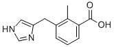 Structure of 3-(1H-IMIDAZOL-4-YLMETHYL)-2-METHYL-BENZOIC ACID