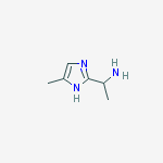 Structure of 1-(4-methyl-1H-imidazol-2-yl)ethanamine(SALTDATA: 1.95HCl 0.5H2O 0.15NaCl)