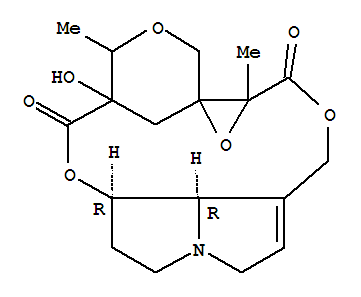 Structure of Senecionan-11,16-dione,12,13:19,20-diepoxy-15,20-dihydro-15-hydroxy-, (12x,13x)-