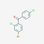 Structure of (4-Bromo-2-chlorophenyl)(4-chlorophenyl)methanone