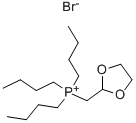 Structure of (DIOXALAN-2-YL-METHYL)-TRIBUTYLPHOSPHONIUM BROMIDE