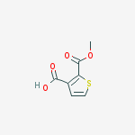 Structure of 2-(Methoxycarbonyl)thiophene-3-carboxylic acid