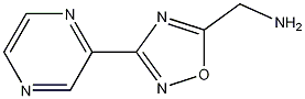Structure of (3-(pyrazin-2-yl)-1,2,4-oxadiazol-5-yl)methanamine