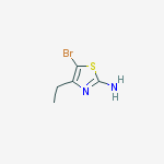 Structure of 5-bromo-4-ethyl-1,3-thiazol-2-amine