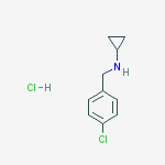 Structure of (4-Chloro-benzyl)-cyclopropyl-aMine hydrochloride
