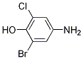 Structure of 3-Bromo-5-chloro-4-hydroxyaniline