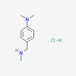 N-甲基-4-(二甲氨基)苄胺盐酸盐结构式