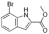 Structure of Methyl 7-bromo-1H-indole-2-carboxylate