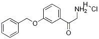 Ethanone, 2-aMino-1-[3-(phenylMethoxy)phenyl]-, hydrochloride结构式