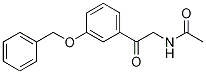 Structure of N-(2-(3-(benzyloxy)phenyl)-2-oxoethyl)acetamide