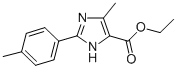 Structure of 5-METHYL-2-(4-METHYLPHENYL)-3H-IMIDAZOLE-4-CARBOXYLIC ACID ETHYL ESTER