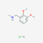 Structure of 1-(2,3-Dimethoxyphenyl)-N-methylmethanamine hydrochloride