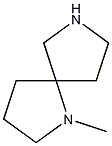 Structure of 1,7-Diazaspiro[4.4]nonane, 1-methyl-