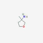 3-methyloxolan-3-amine结构式
