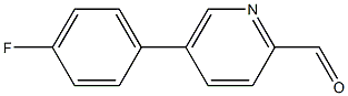 5-(4-Fluorophenyl)picolinaldehyde结构式