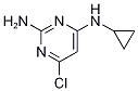 Structure of 6-chloro-N~4~-cyclopropyl-2,4-pyrimidinediamine(SALTDATA: FREE)