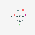4-Chloro-2-fluoro-6-methoxybenzaldehyde