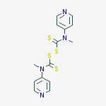 Structure of N,N'-Dimethyl N,N'-di(4-pyridinyl)thiuram disulfide